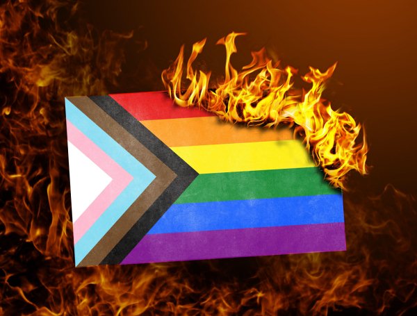 pride-flag-burn Pride Flag Burning
